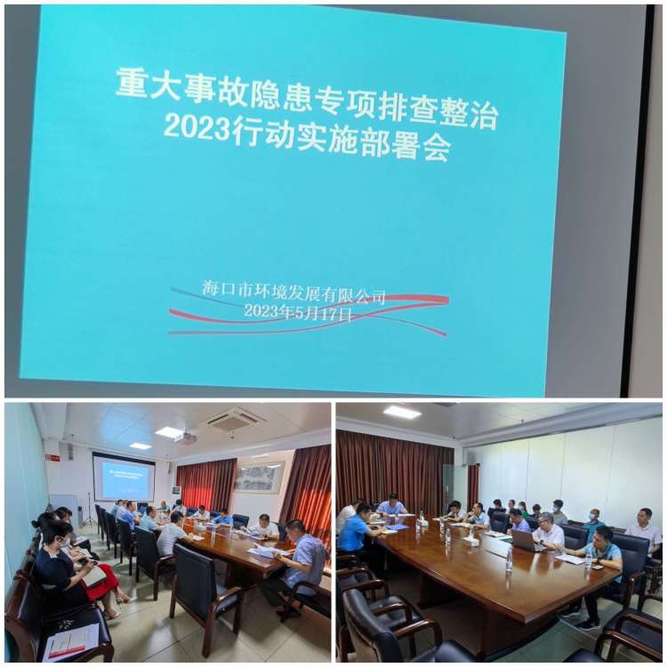 永利yl23411召开重大事故隐患专项排查整治2023行动实施工作部署会