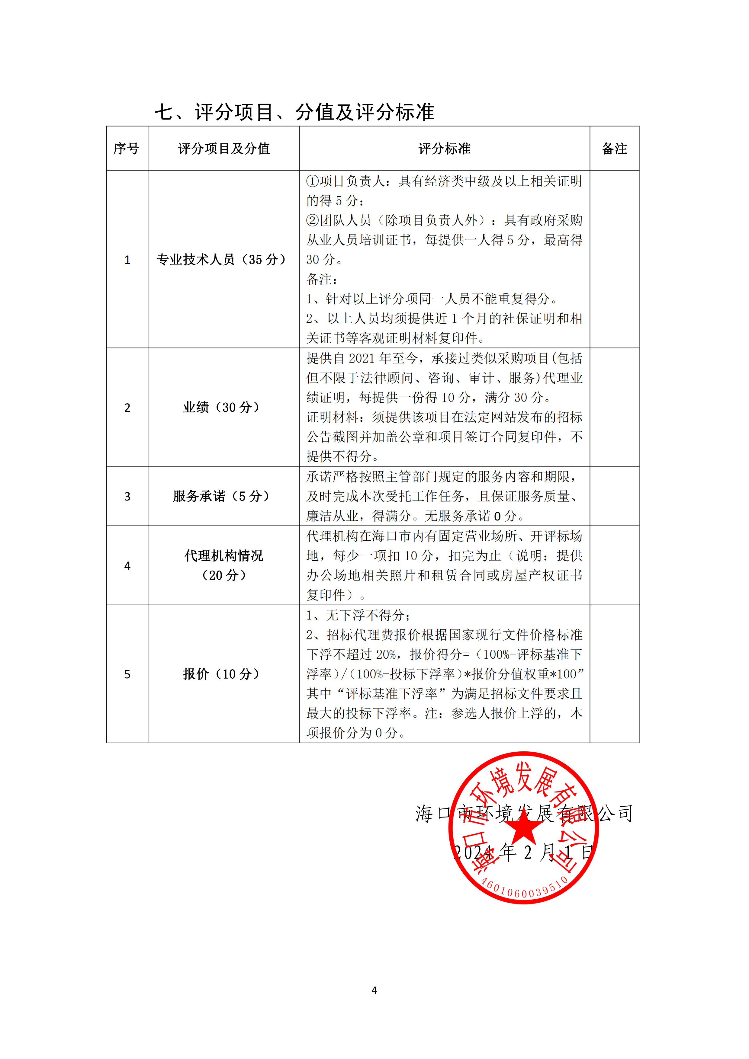 公开选聘招标代理机构的公告(图4)